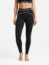 Leggings Contrast Heartline - Black
