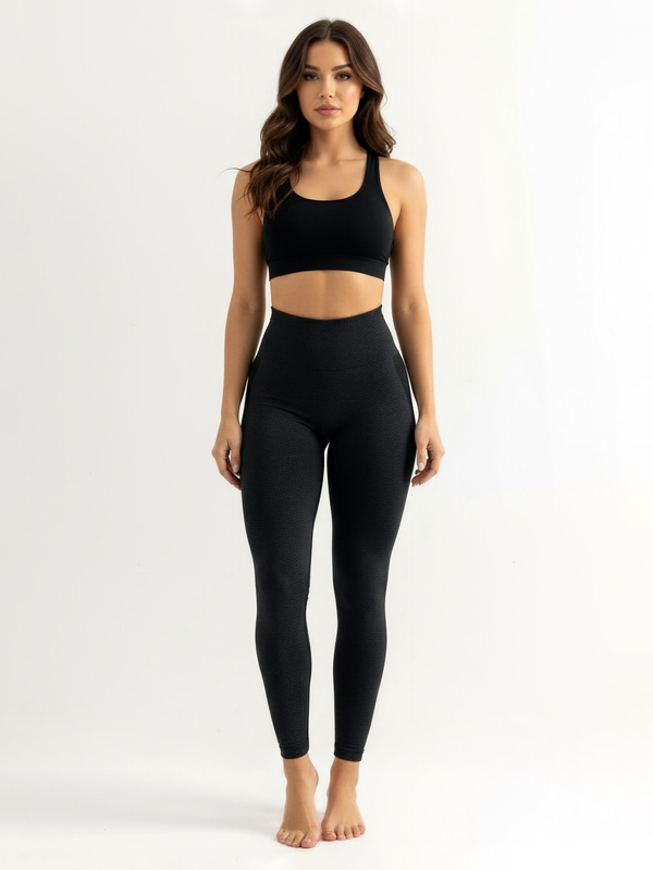 Leggings Peach Booty Black