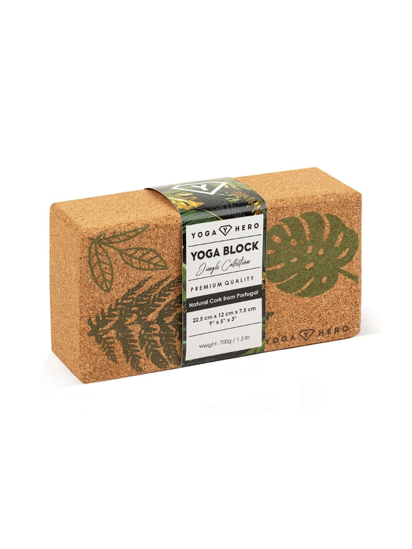 Cork Yoga Block Jungle