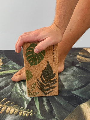 Cork Yoga Block Jungle