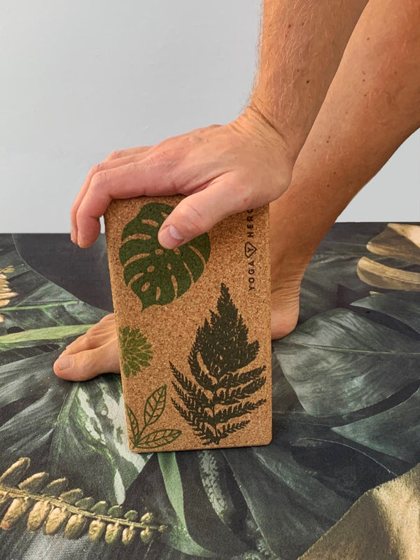 Cork Yoga Block Jungle