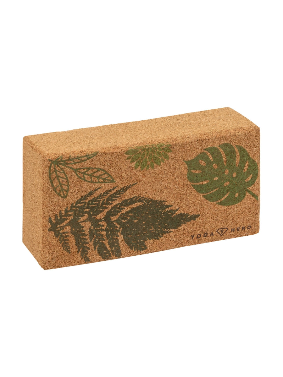 Cork Yoga Block Jungle