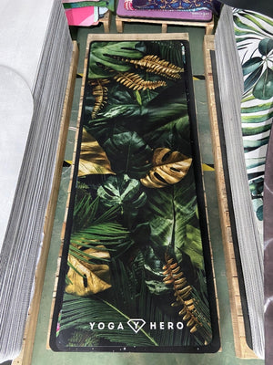 Yoga mat Leaves 4mm