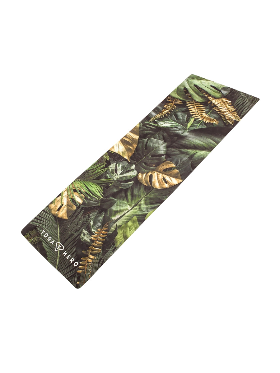 Yoga mat Leaves 4mm