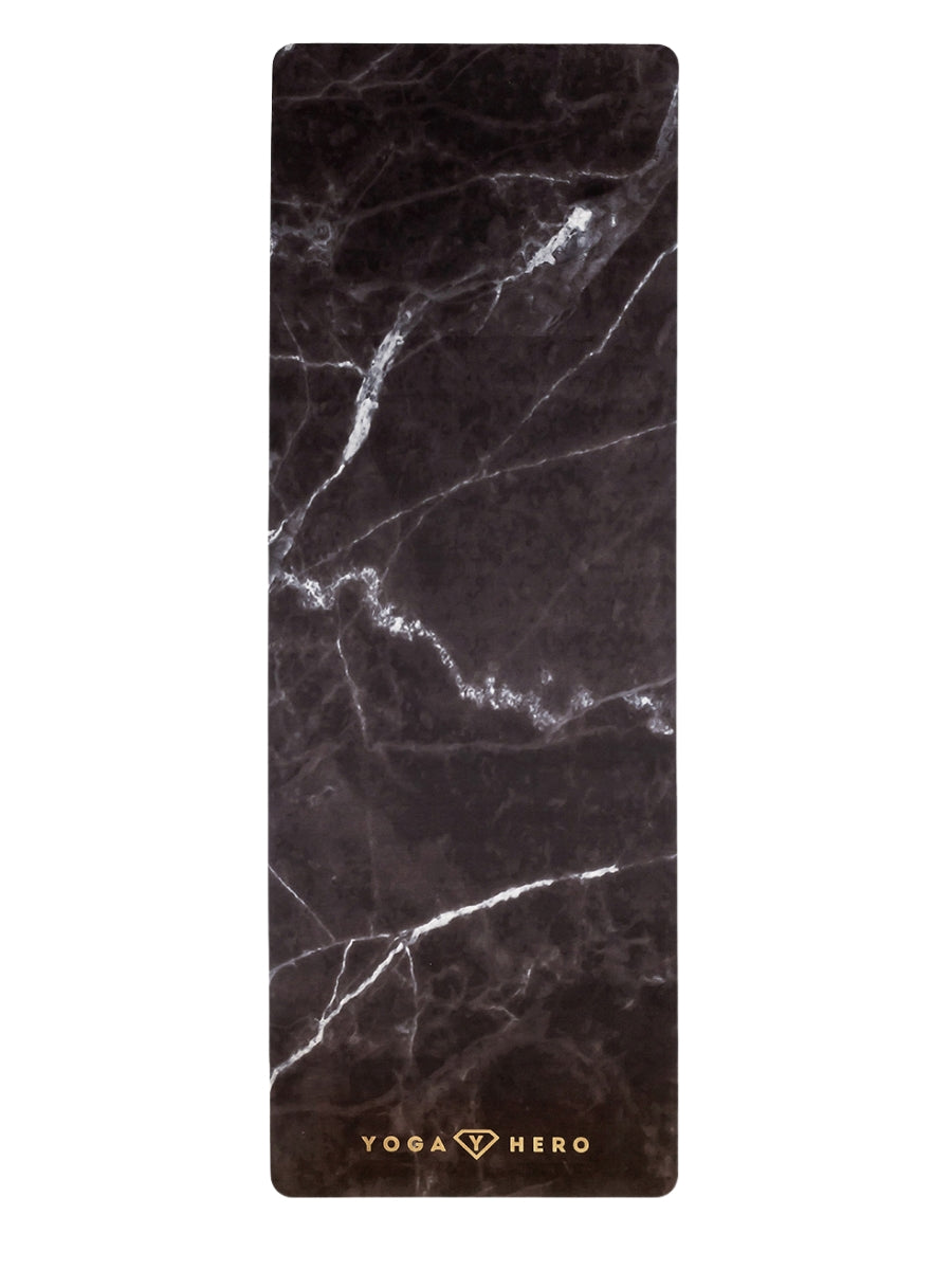Yoga mat Black Marble Gold 4mm