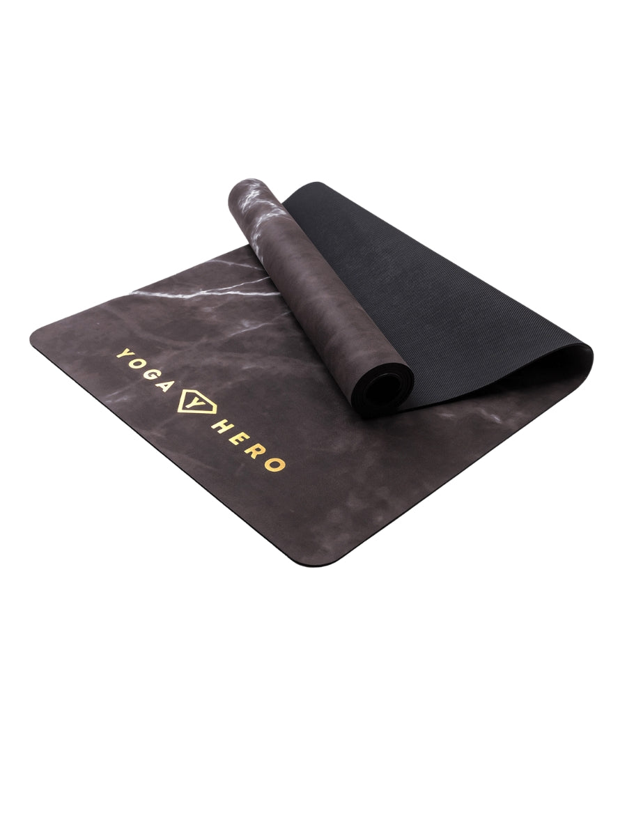 Yoga mat Black Marble Gold 4mm