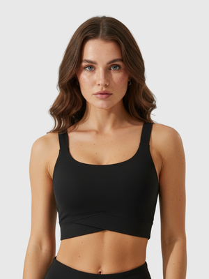 Soutien-gorge de sport Black Cross