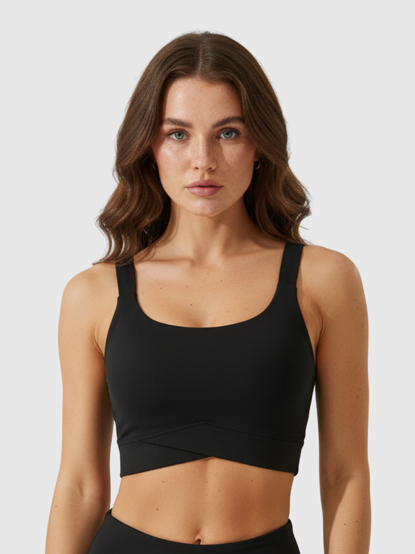 Soutien-gorge de sport Black Cross