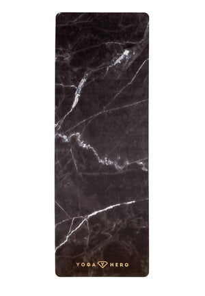 Yoga mat Black Marble Gold 4mm B-stock