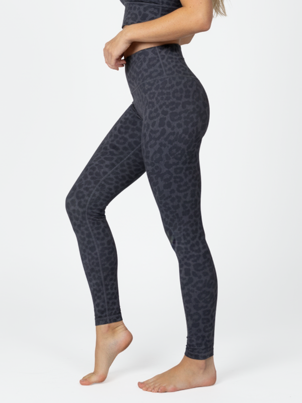 Leggings Leopard Dunkelblau