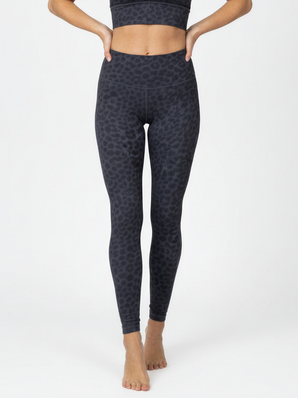 Leggings Leopard Dunkelblau