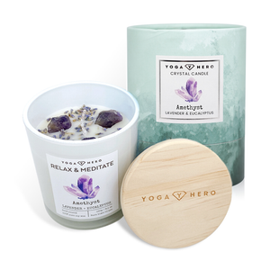 Amethyst - Eucalyptus &amp; Lavender Candle