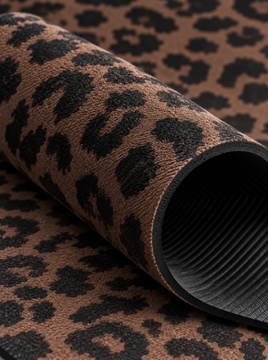 Yogamatte Brown Leopard Gold 4mm