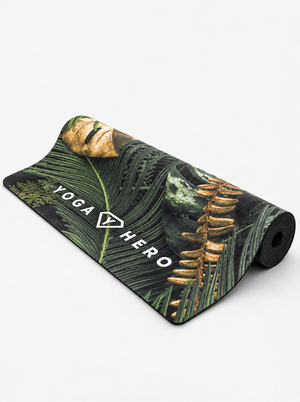 Yoga mat Leaves 4mm