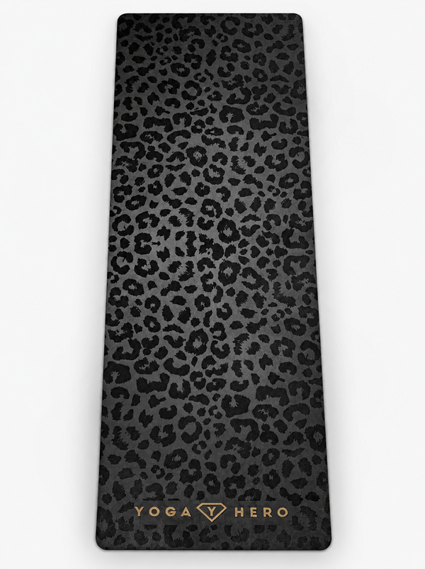 Tapis de yoga Black Leopard Gold 4mm