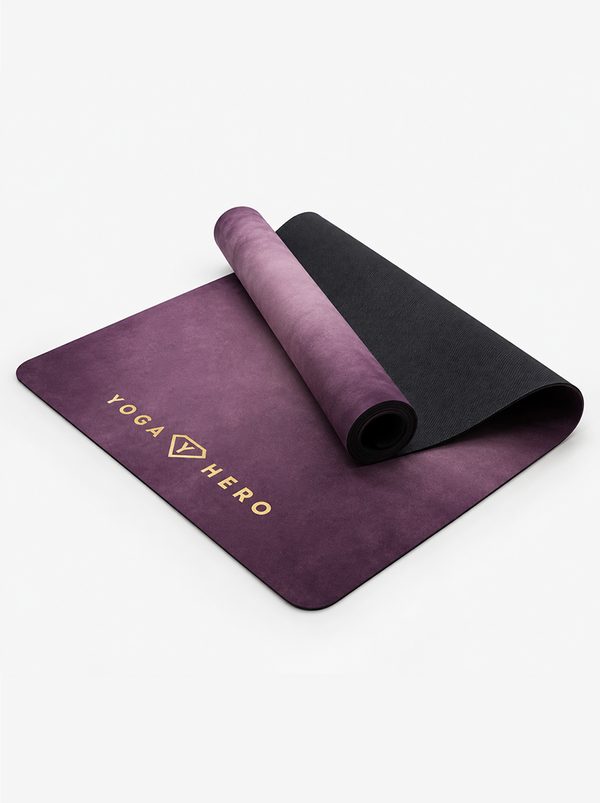 Yogamatte Aubergine Flower of Life 4mm