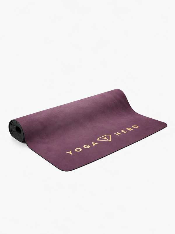 Yogamatte Aubergine Flower of Life 4mm