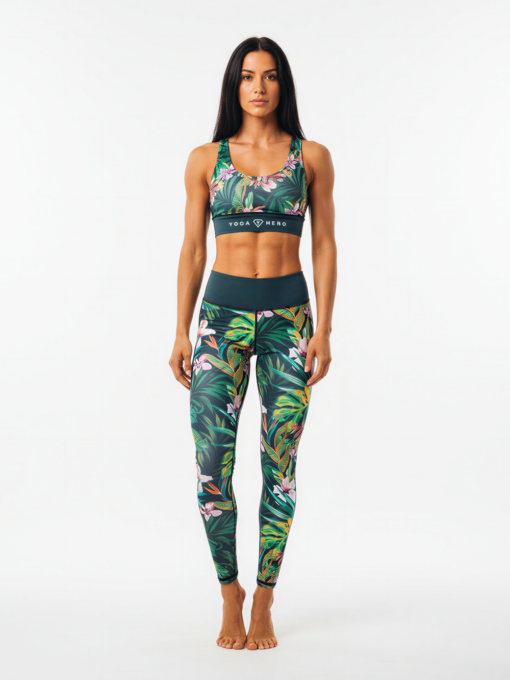 Set of leggings + sports bra Jungle