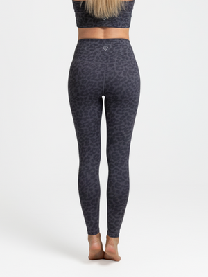 Set Leggings + Sports Bra Leopard Dark Blue