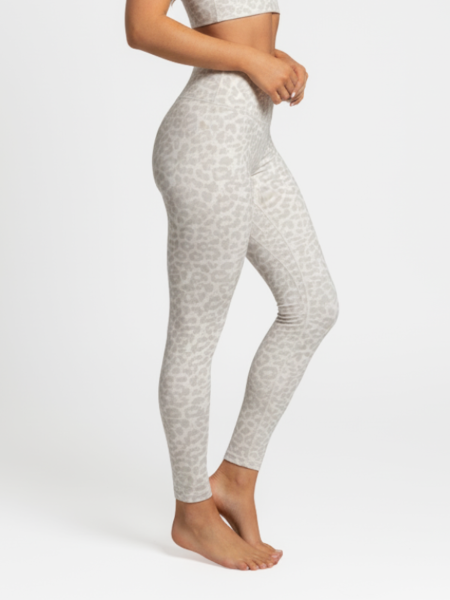 Leggings Leopard Hellgrau