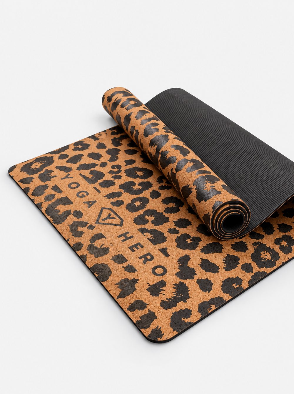 Tapis de yoga en liège Leopard 4mm