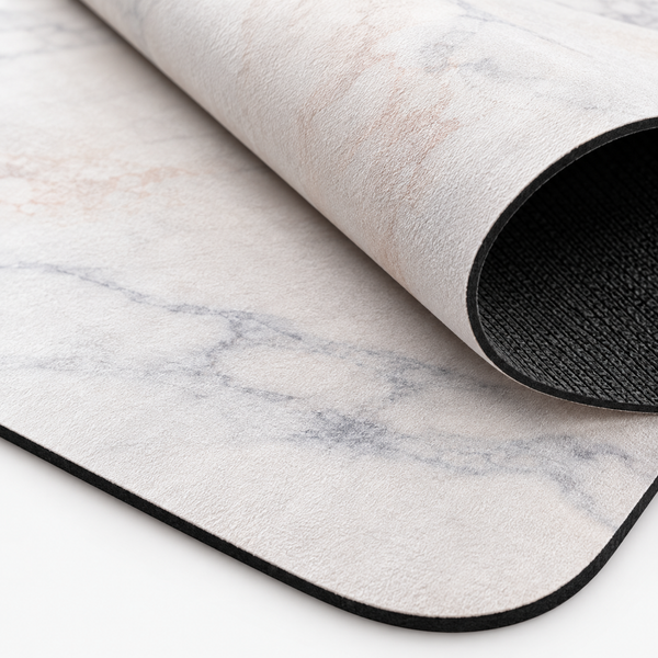 Tapis de yoga White Marble Gold 4mm