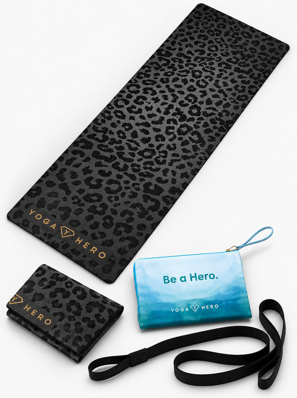 Tapis de voyage Black Leopard Gold 1mm