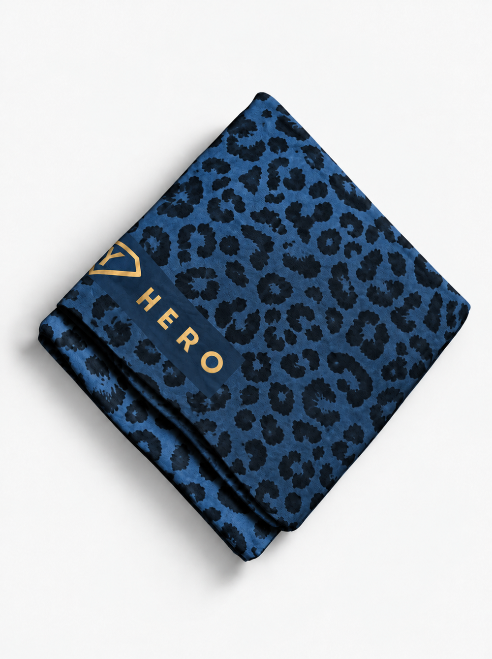 Yoga Reise Set Blue Leopard Gold