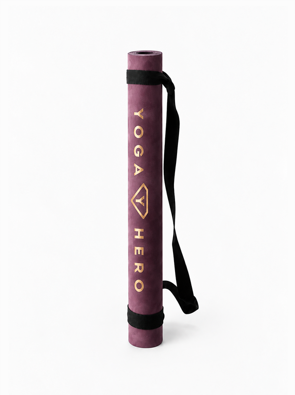 Reisematte Aubergine Flower of Life 1mm