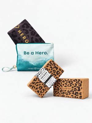 Yoga Reise Set Leopard Gold