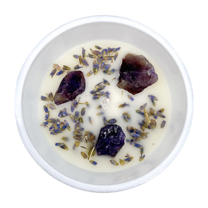 Amethyst - Eucalyptus &amp; Lavender Candle