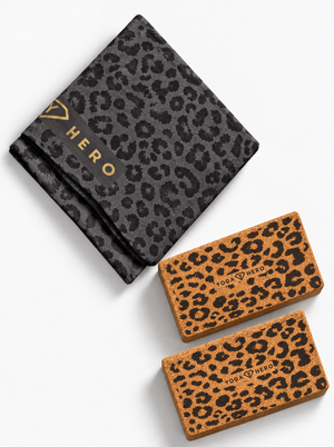 Yoga Travel Set Leopard Gold
