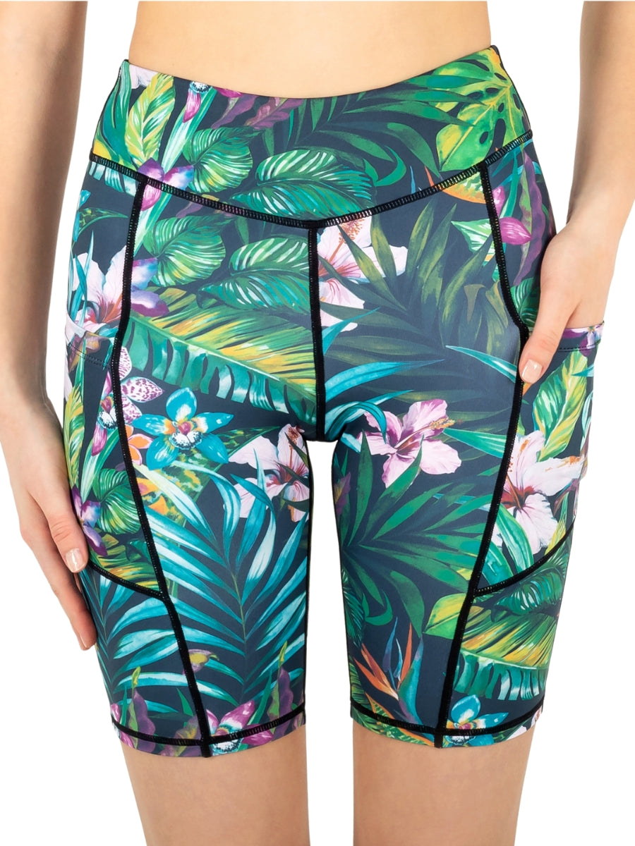 Ensemble short cycliste + soutien-gorge de sport Jungle