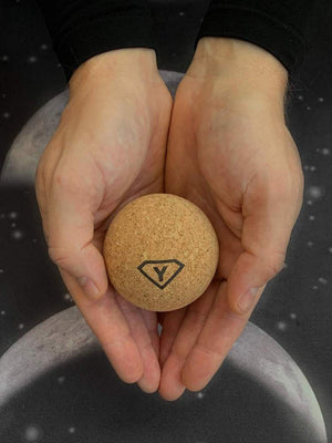 2 Jungle yoga blocks with massage ball