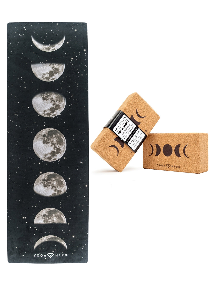 <tc>Set Classique MOON (Tapis de yoga + 2 Briques de yoga)</tc>