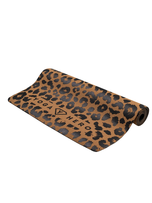 Cork yoga mat Leopard 4mm