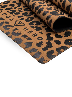 Cork yoga mat Leopard 4mm