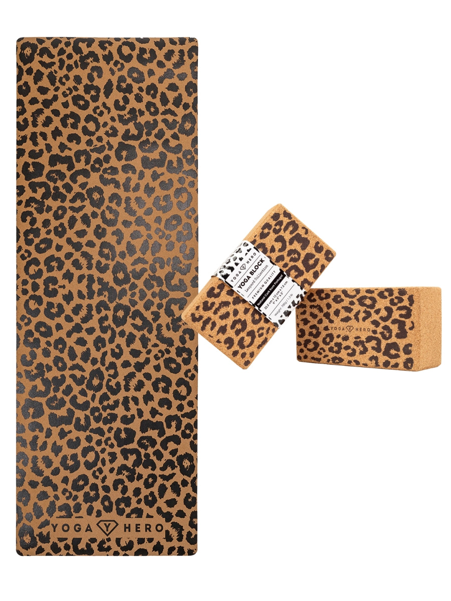 <tc>Set Classique JUNGLE (Tapis de yoga + 2 Briques de yoga)</tc>