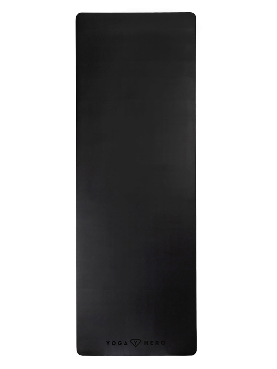 Professional PU yoga mat black 5mm B-stock