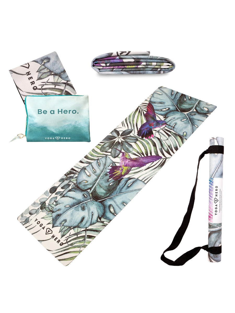 <tc>Tapis de yoga de voyage JUNGLE 2mm (avec son sac de protection)</tc>