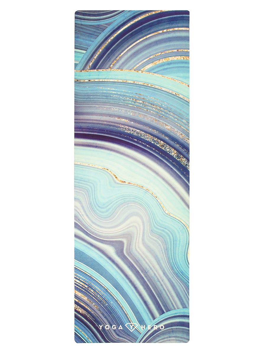 Tapis de yoga de voyage PIERRE BLEUE 1mm