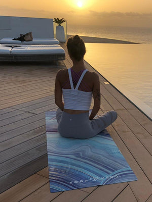 <tc>Tapis de Yoga PIERRE BLEUE 3.5mm</tc>