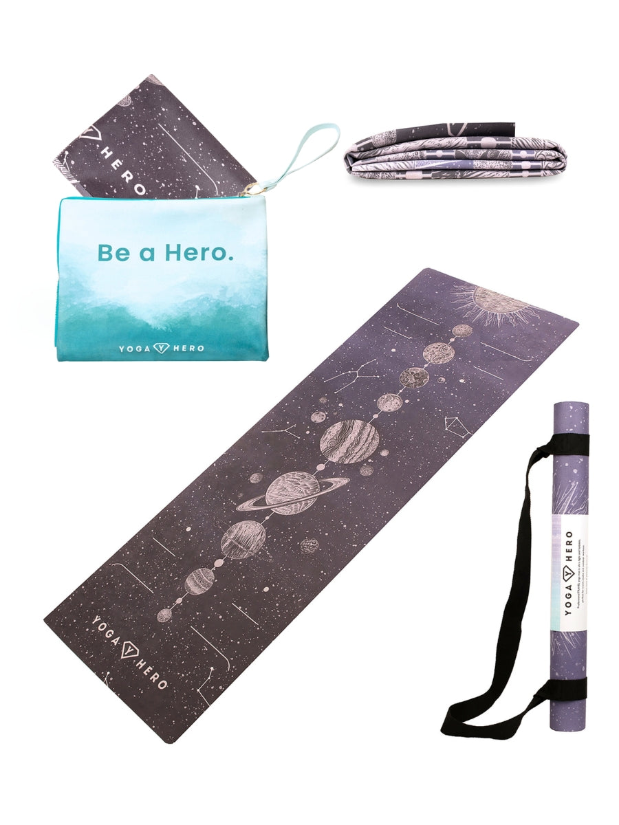 <tc>Tapis de yoga de voyage ALIGNEMENT ESPACE 2mm (avec son sac de protection)</tc>