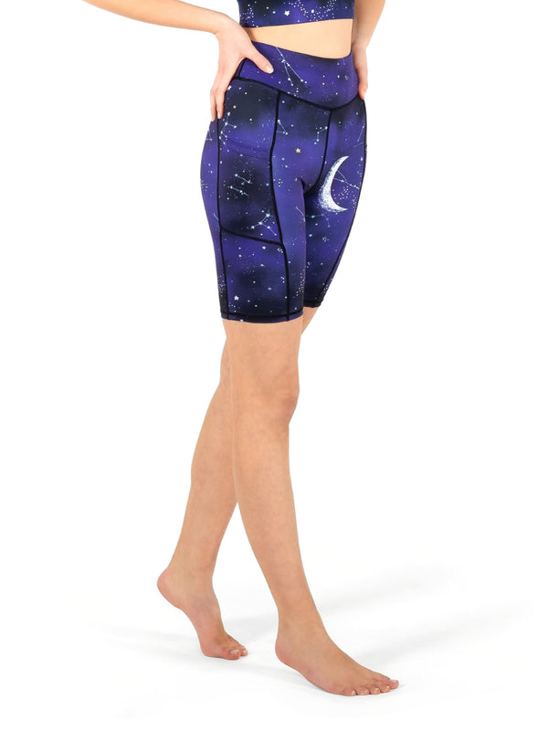 Set biker shorts + sports bra Galaxy