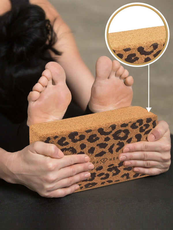 <tc>Set Classique LEOPARD (Tapis de yoga + 2 Briques de yoga)</tc>