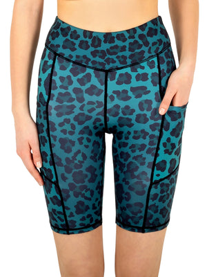 Green Leopard Shorts 