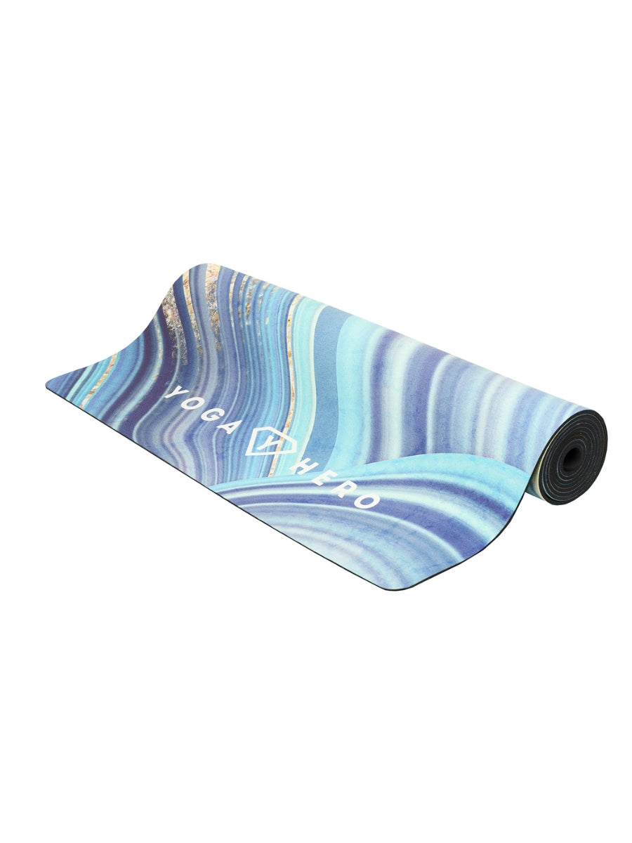 <tc>Tapis de Yoga PIERRE BLEUE 3.5mm</tc>