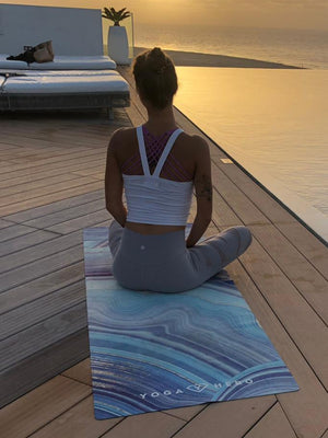 <tc>Tapis de Yoga PIERRE BLEUE 3.5mm</tc>