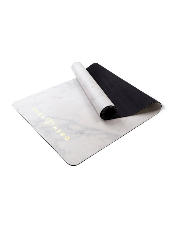 <tc>Tapis de Yoga BLANC MARBRE OR 3.5mm</tc>