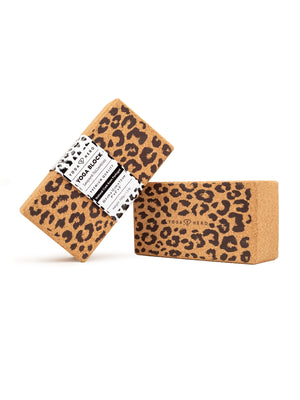 <tc>Set Classique LEOPARD (Tapis de yoga + 2 Briques de yoga)</tc>